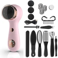 PUREPOWER - Removedor de callos para pies recargable Con kit de pedicura para Pedicura Profesional y Cuidado