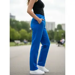 AGW - Pack 2 Pantalones Buzo Recto 100% Algodón Mujer