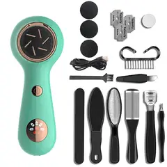 PUREPOWER - Removedor de callos para pies recargable Con kit de pedicura para Pedicura Profesional y Cuidado