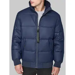 KARL LAGERFELD - Chaqueta bomber acolchada con cuello alzado