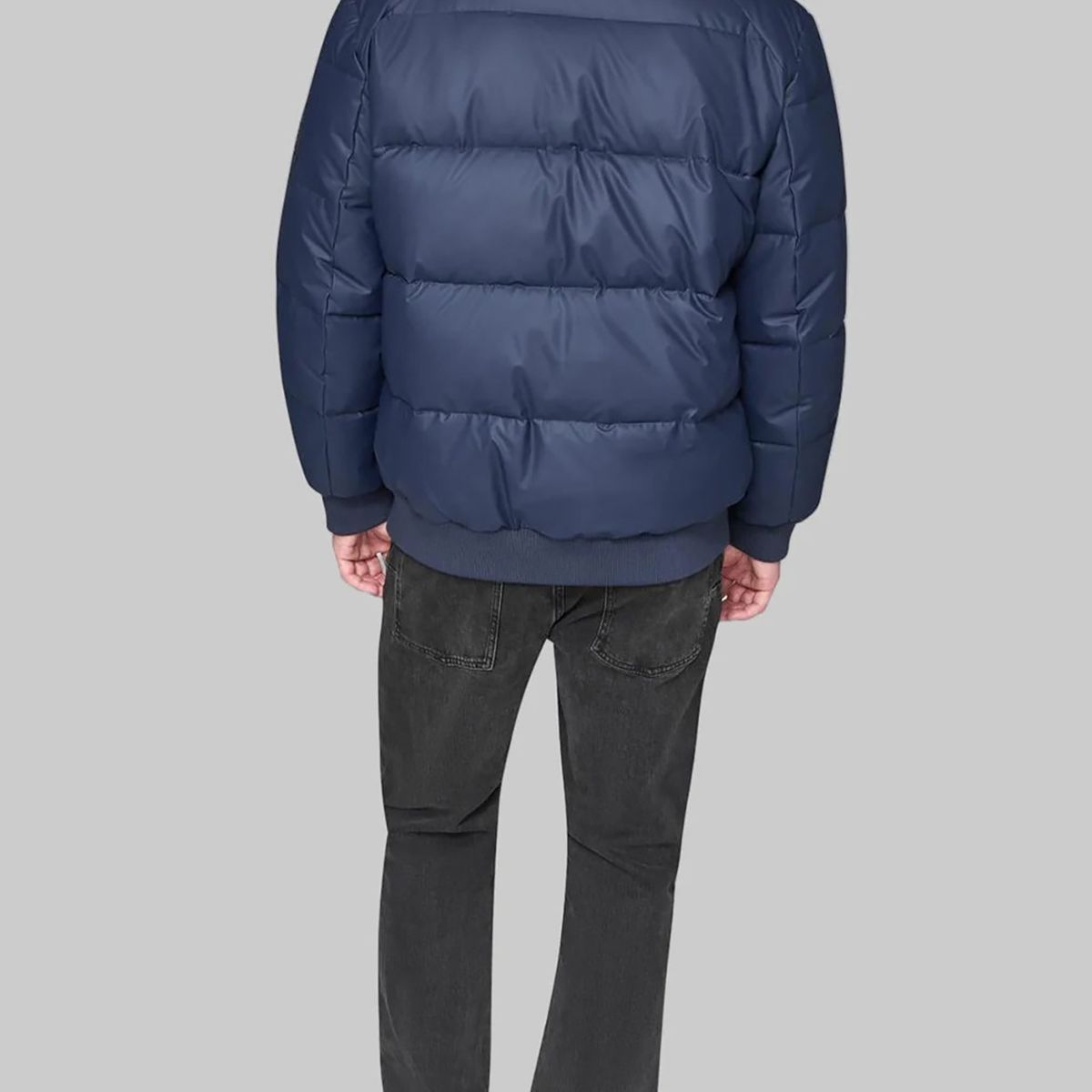 KARL LAGERFELD - Chaqueta bomber acolchada con cuello alzado