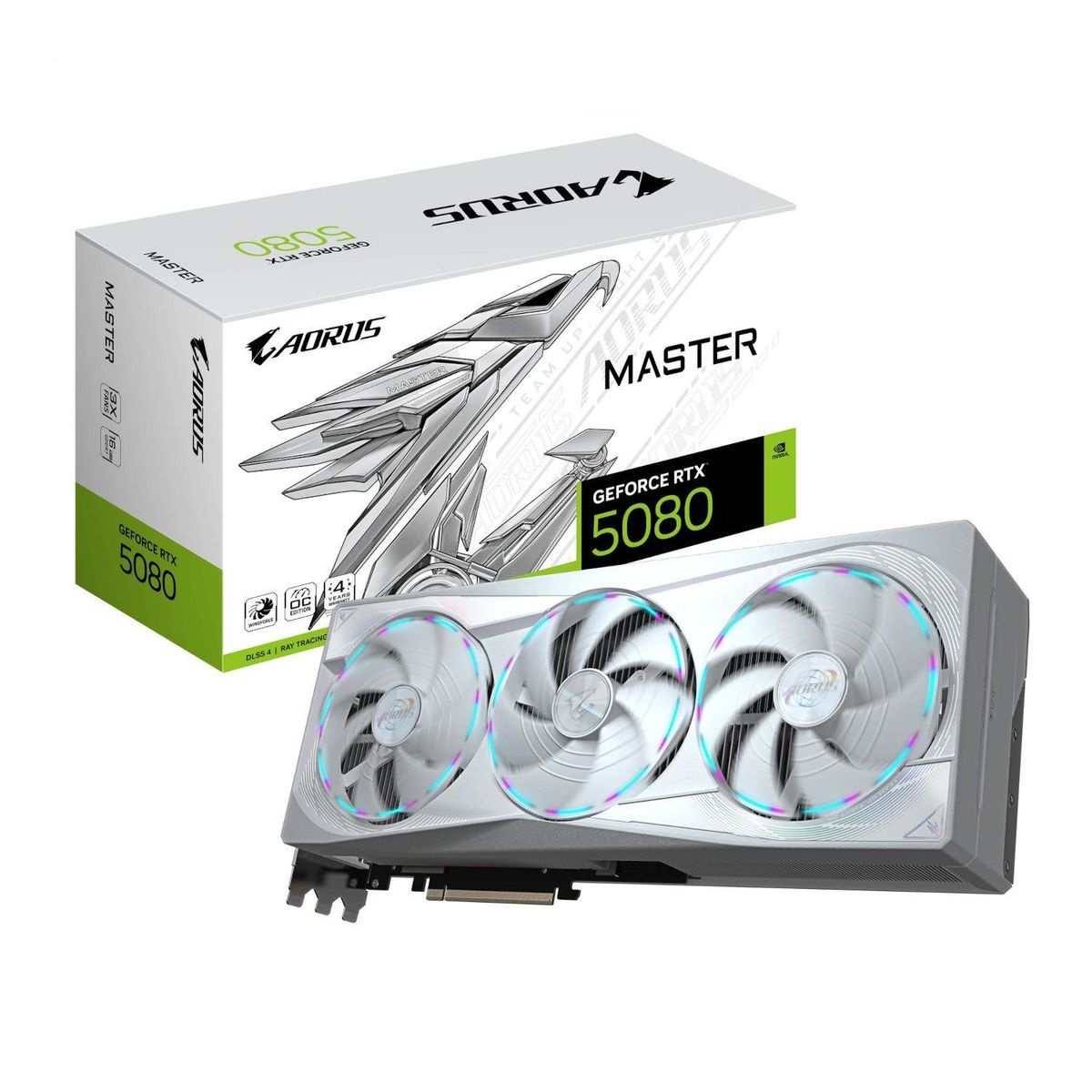 GIGABYTE - Tarjeta de Video Gigabyte AORUS MASTER ICE Nvidia 5080 16GB
