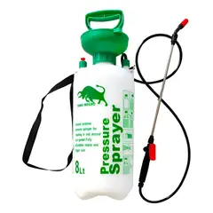 GENERICO - Fumigador Pulverizador Rociador 8 Litros Bomba Manual