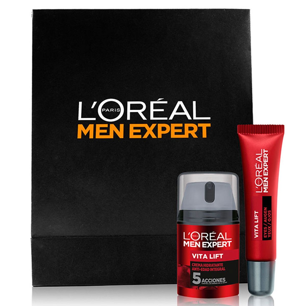 MEN EXPERT - Pack Vitalift Men Expert: Crema Hidratante Y Roll On Ojos Men Expert