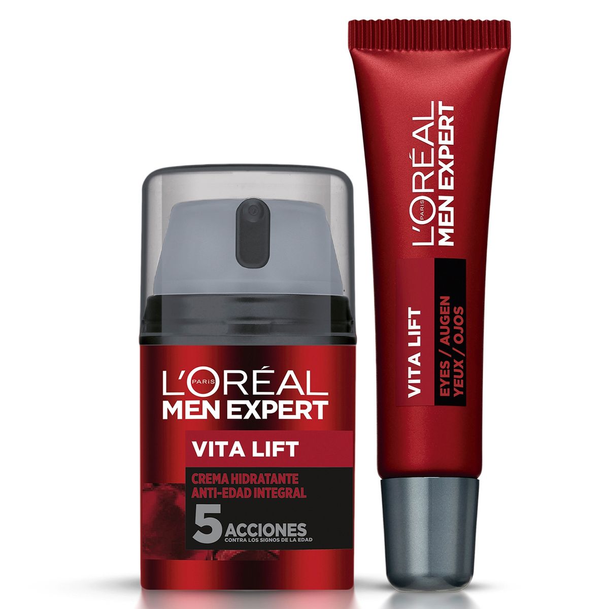 MEN EXPERT - Pack Vitalift Men Expert: Crema Hidratante Y Roll On Ojos Men Expert