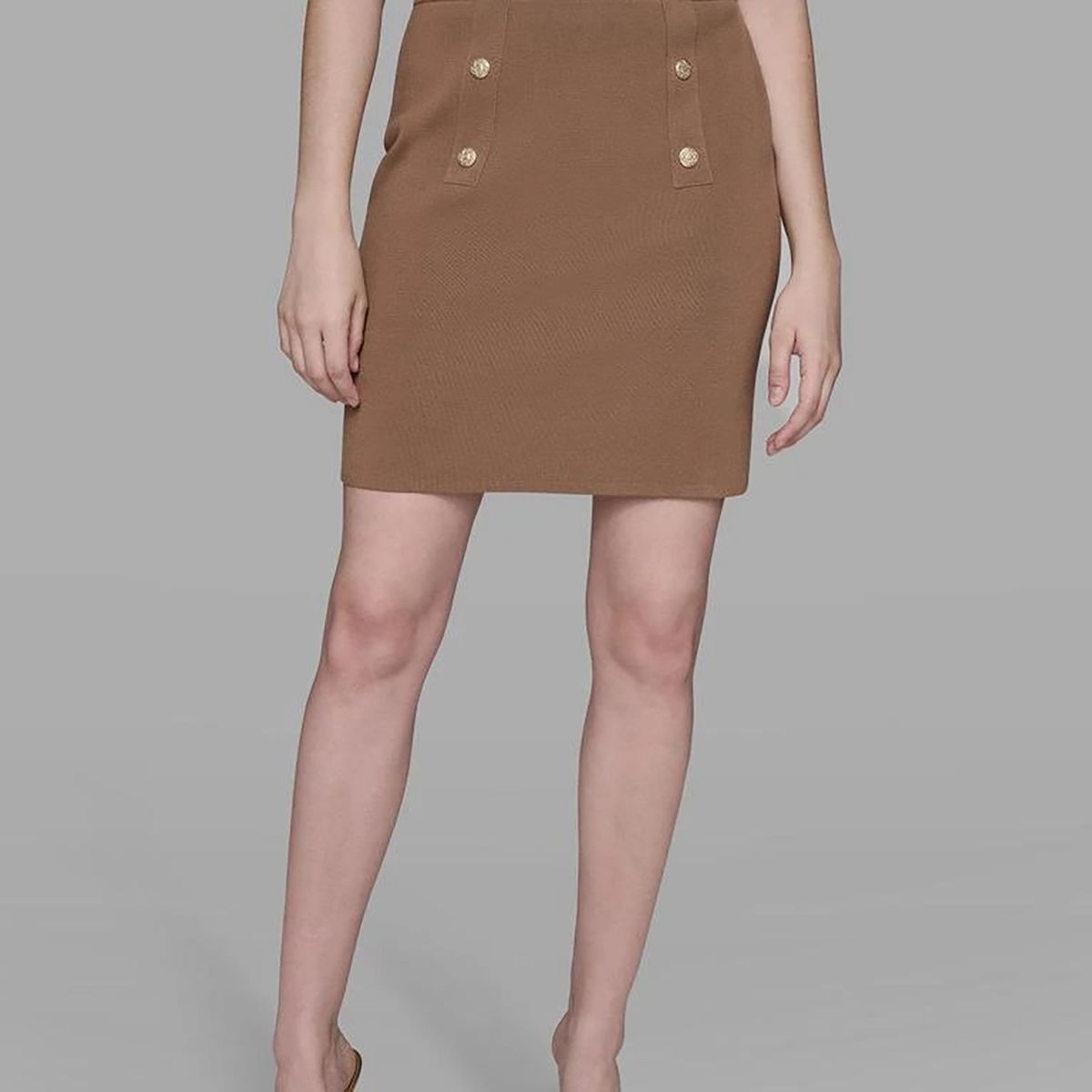 KARL LAGERFELD - Falda con detalles de botones frontales