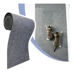 METALFER - Protector De Sofá Adhesivo Rascador Gatos Antiestrés 60x200 Gris