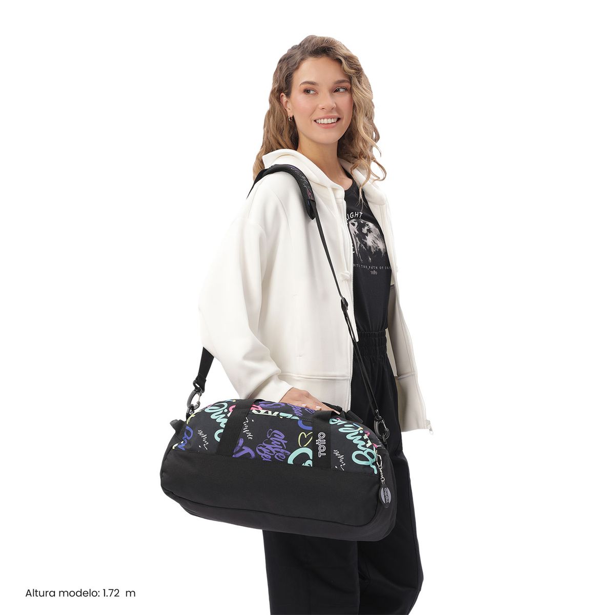 TOTTO - Bolso de viaje Active Pequeña Color Negra