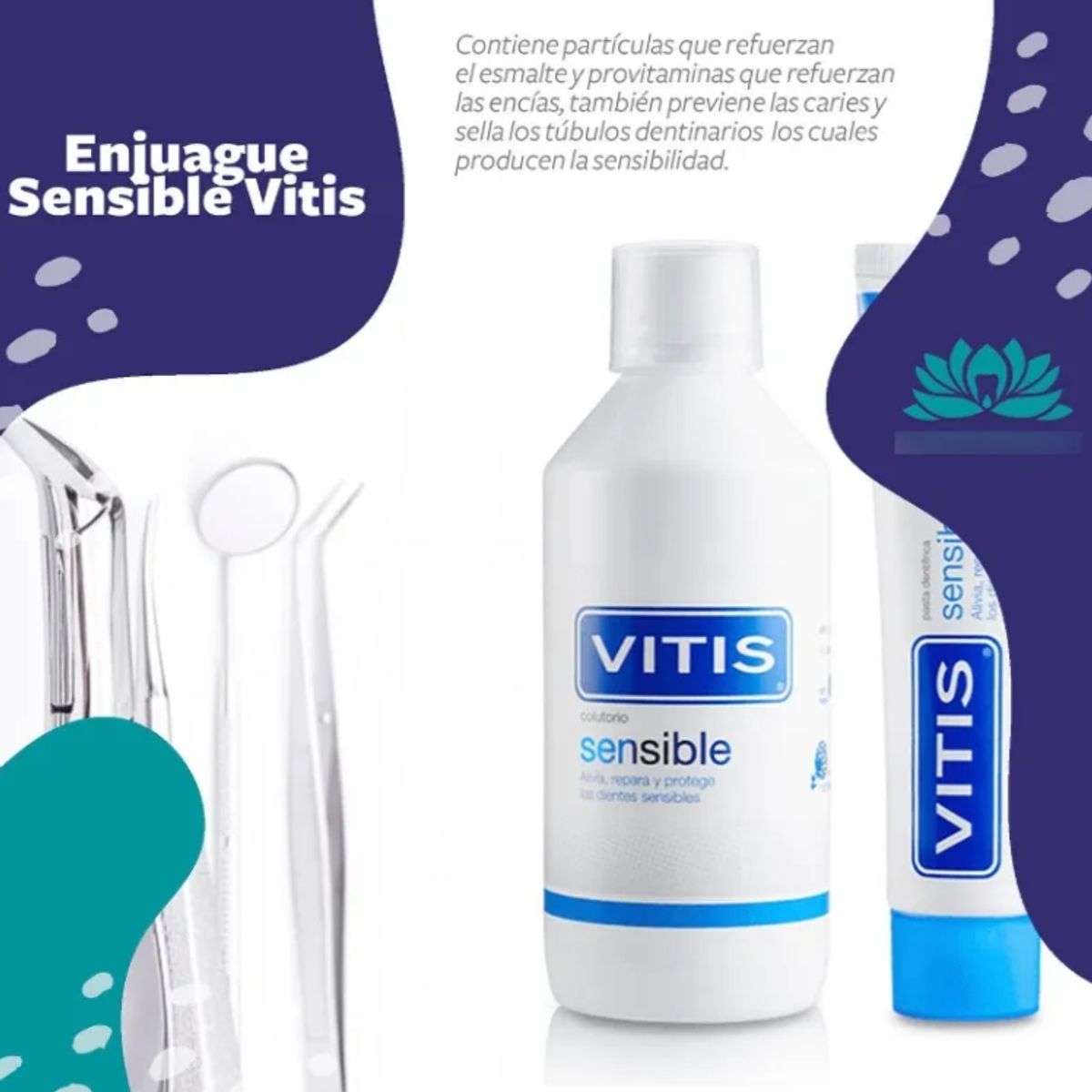 VITIS - Enjuague Bucal Vitis Sensible 500ml
