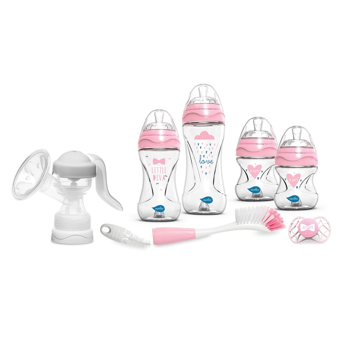 NUVITA - Set Mamadera Starter Pink Nuvita