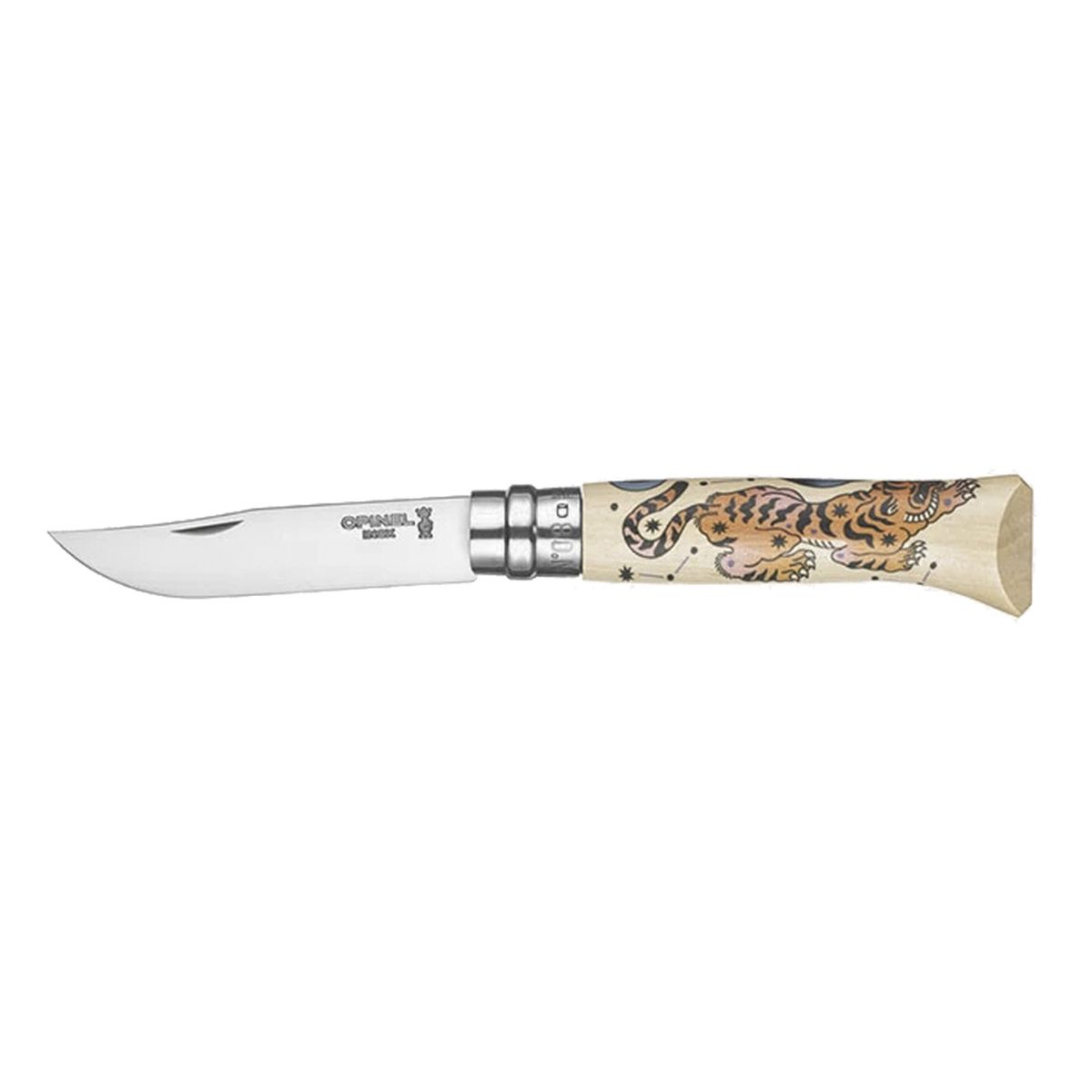 OPINEL - Cuchillo Opinel N°8 de acero inoxidable Cosmos Dalkhafine