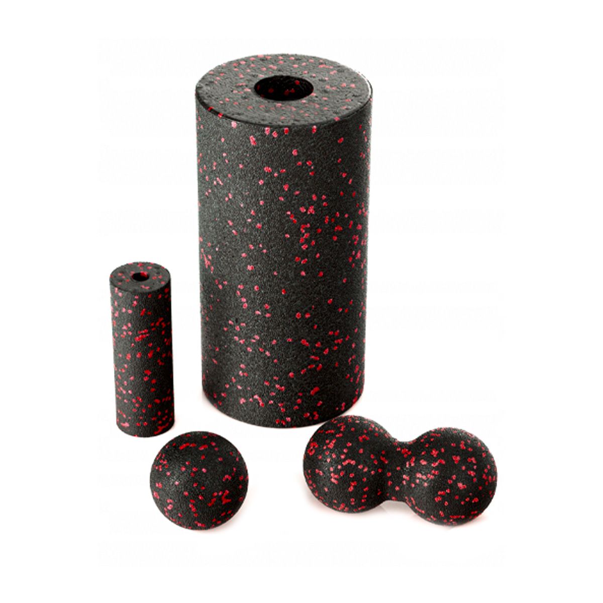 SDFIT - Foam Roller Set EPE 4 en 1 – SR2532 – rojo