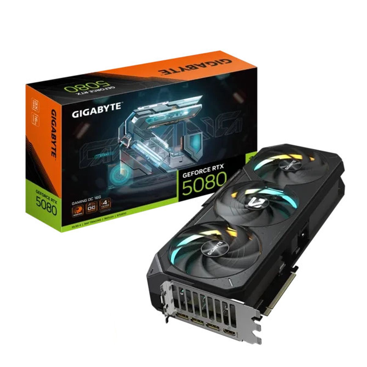 ASUS - Tarjeta de Video - Gigabyte Gaming - Nvidia RTX 5080 16G OC