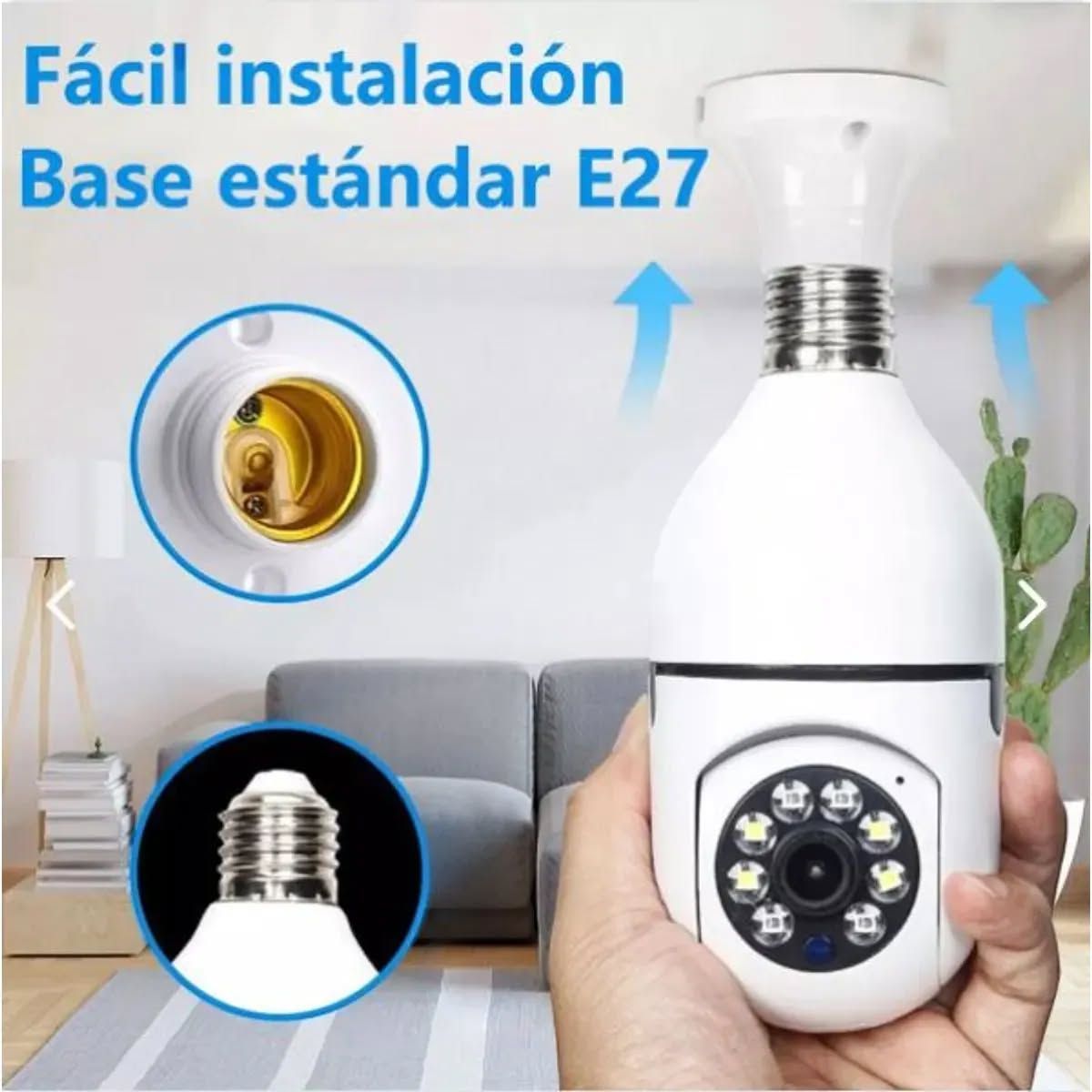 GENERICO - Camara jortan 9296 de bombilla e27 app Yoosee