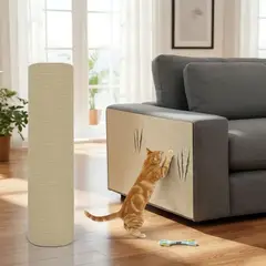 METALFER - Protector De Sofá Adhesivo Rascador Gatos Antiestrés 60 X 30