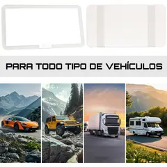 GENERICO - Espejo Con Luz Led Maquillaje Para Visera Auto 3 Modos