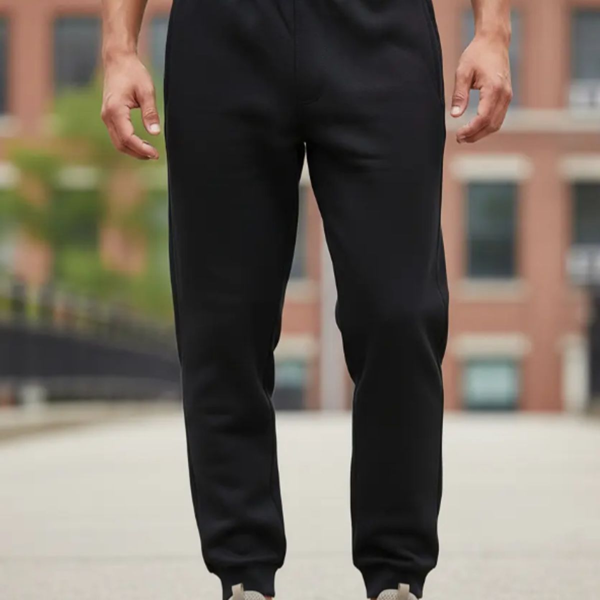 AGW - Pantalón Buzo Con Puño 100%  Algodón Hombre