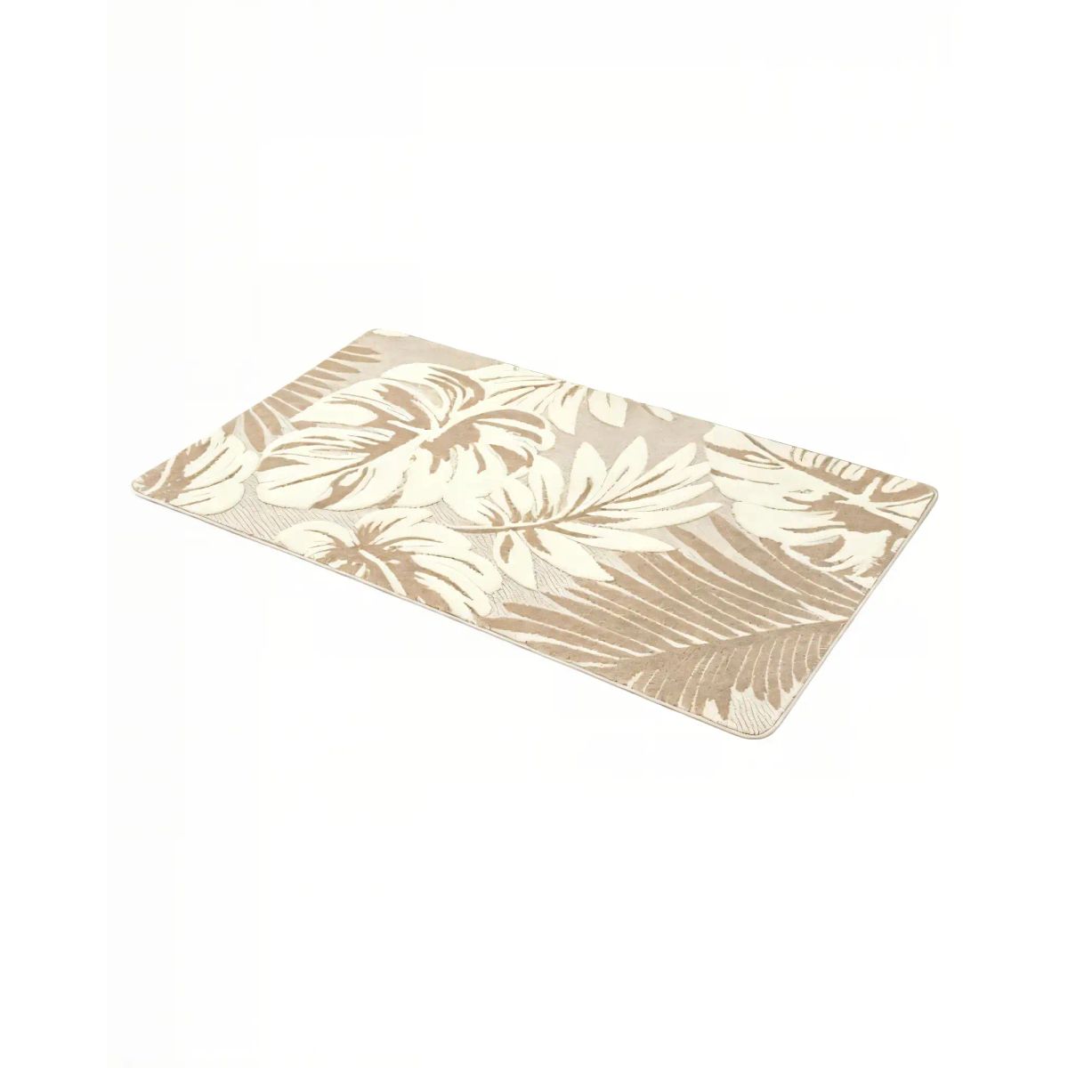 GENERICO - ALFOMBRA DECORATIVA PARA INTERIORES DE HOJAS 80CMX120CM BICOLOR 2