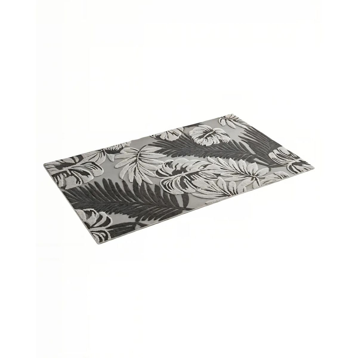 GENERICO - SET DE 2 ALFOMBRAS  DECORATIVA PARA INTERIORES DE HOJAS 80CMX120CM BICOLOR