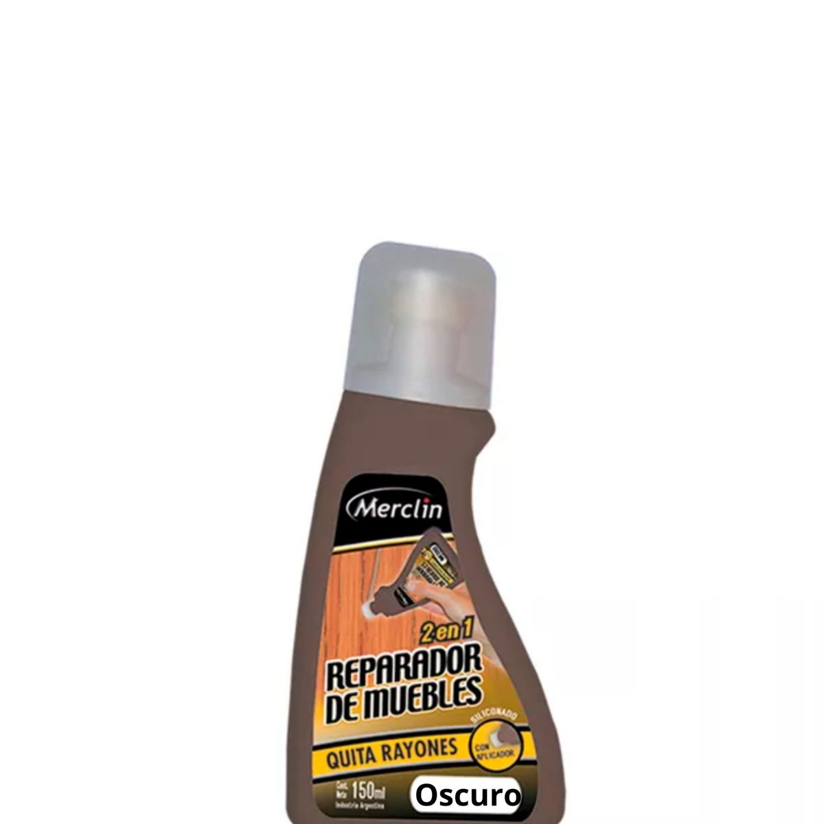 GENERICO - Reparador de muebles quita rayones 150ml Merclin Oscuro