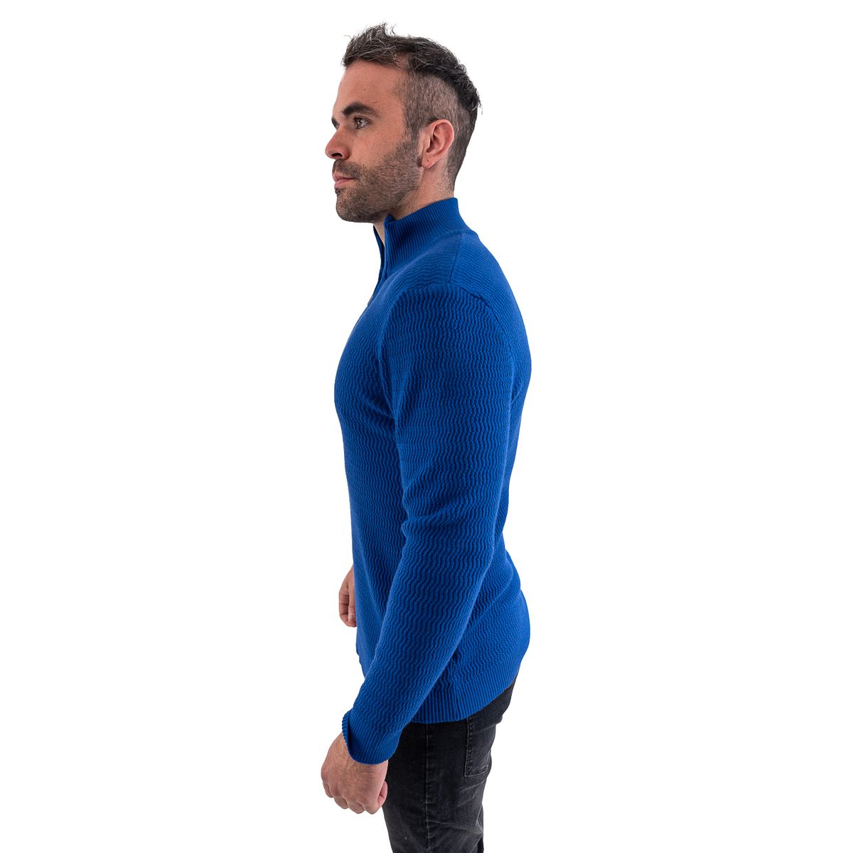 PARROT - Sweater con medio cierre