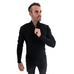 PARROT - Sweater con medio cierre