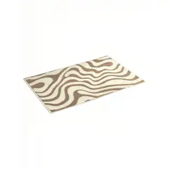 GENERICO - ALFOMBRA DE CEBRA 80CMX120CM BICOLOR 2