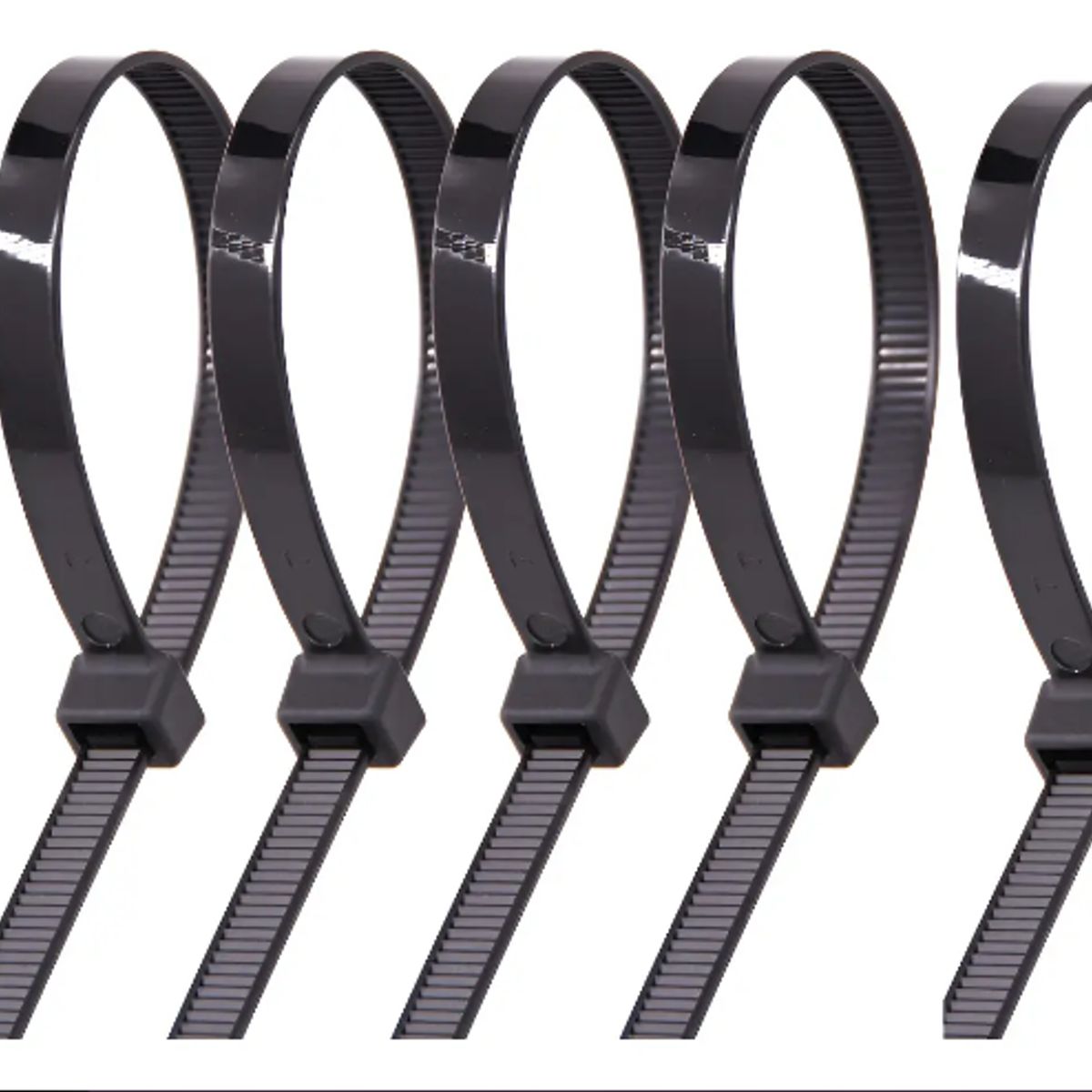 GENERICO - Brida Amarra Abrazadera Plástica 9.0 X 650 Pack 5 Unds