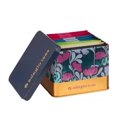 ADAGIO TEAS - Té Pack 5 Colores Flores Azul Marino 15 Teabags