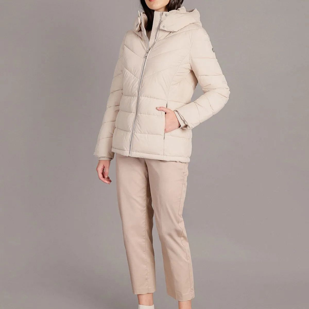 CALVIN KLEIN - Parka Puffer con Gorro
