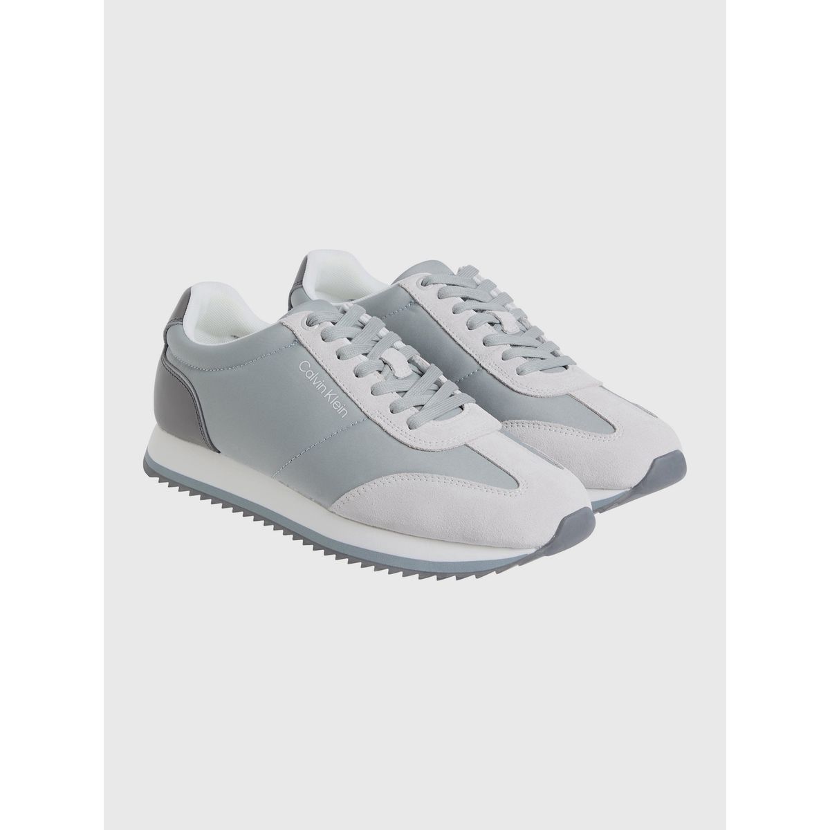 CALVIN KLEIN - Zapatillas Low Top Lace Up Gris Calvin Klein