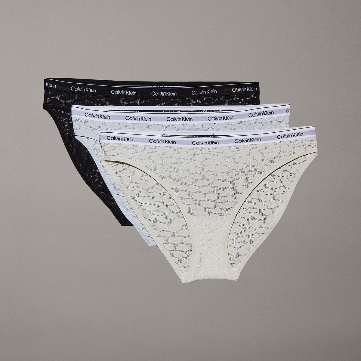 CALVIN KLEIN - Pack de 3 Calzones Bikini Icon Lace Multicolor Calvin Klein