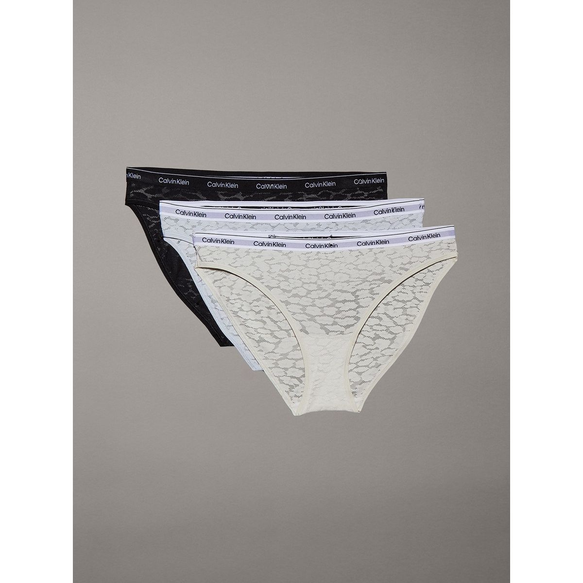 CALVIN KLEIN - Pack de 3 Calzones Bikini Icon Lace Multicolor Calvin Klein