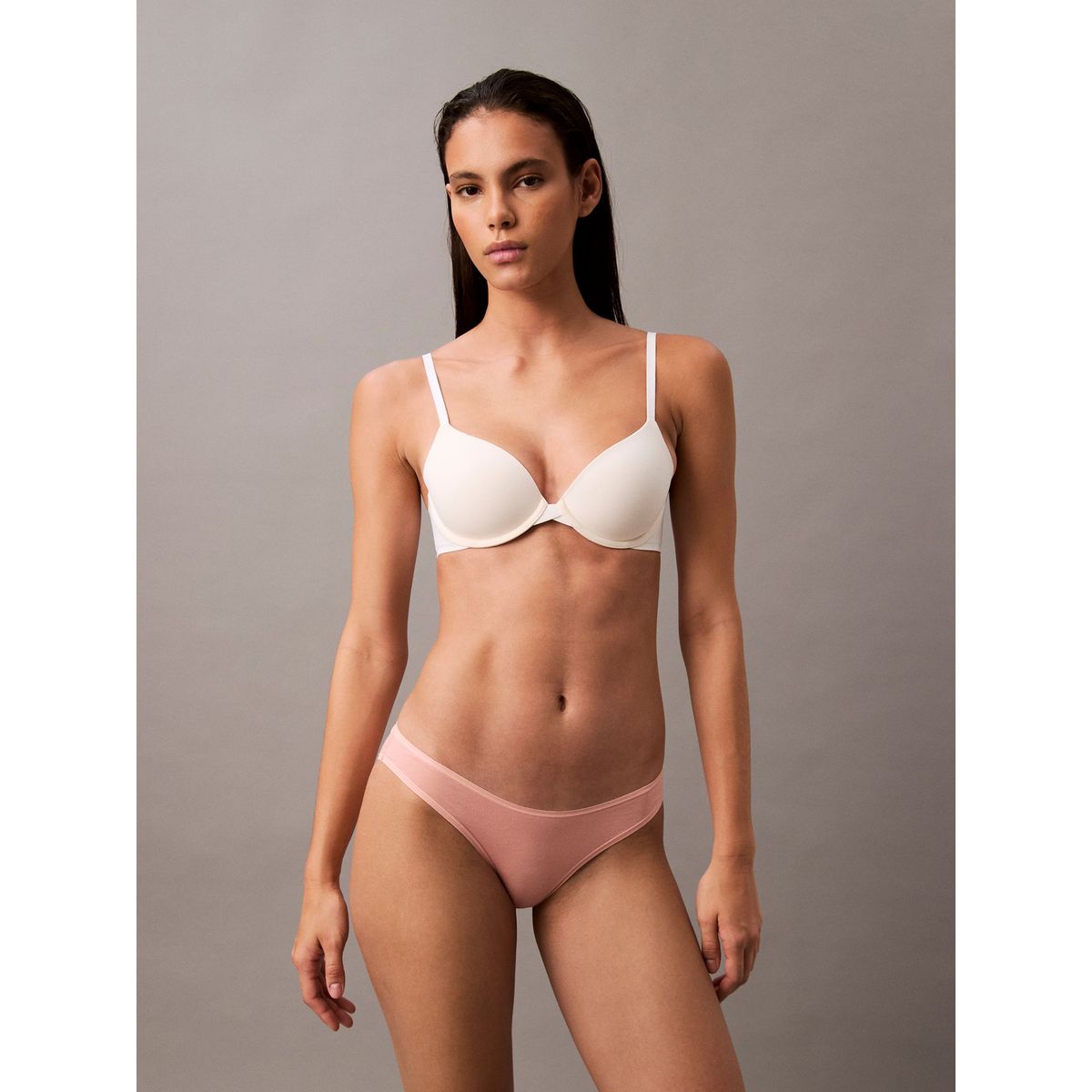 CALVIN KLEIN - Calzón Bikini Ideal Cotton Rosado Calvin Klein