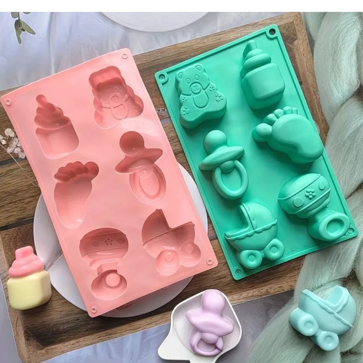 GENERICO - Molde Silicon Baby Shower