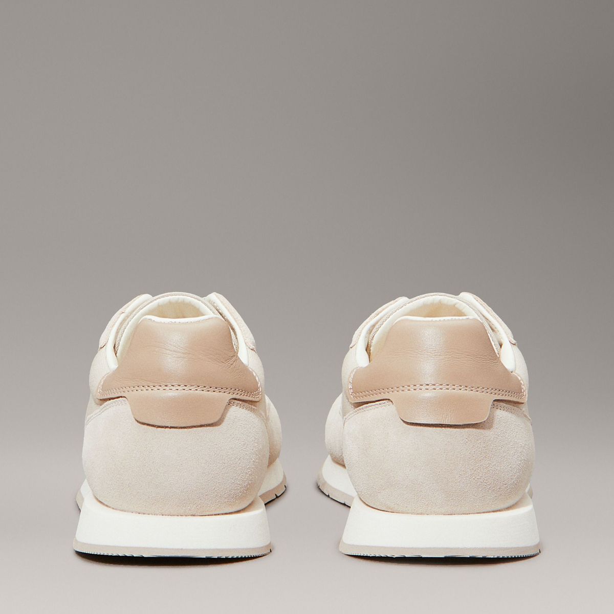 CALVIN KLEIN - Zapatillas de Ante Beige Calvin Klein