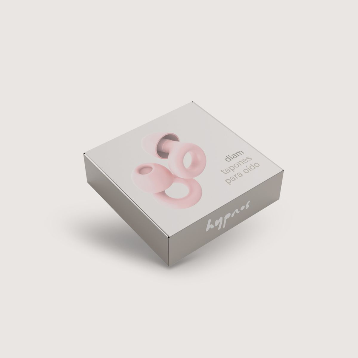HYPNOS - Tapones para Oídos Reutilizables e Hipoalergénico Silicona 30 db Rosado