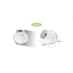 GENERICO - Tarro Sellado Vidrio 400ml Frasco Cocina Multiusos Hogar 400ml