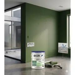 BAUM - Látex verde muzgo  BAUM® Aquatech - Mate Absoluto e Impermeable