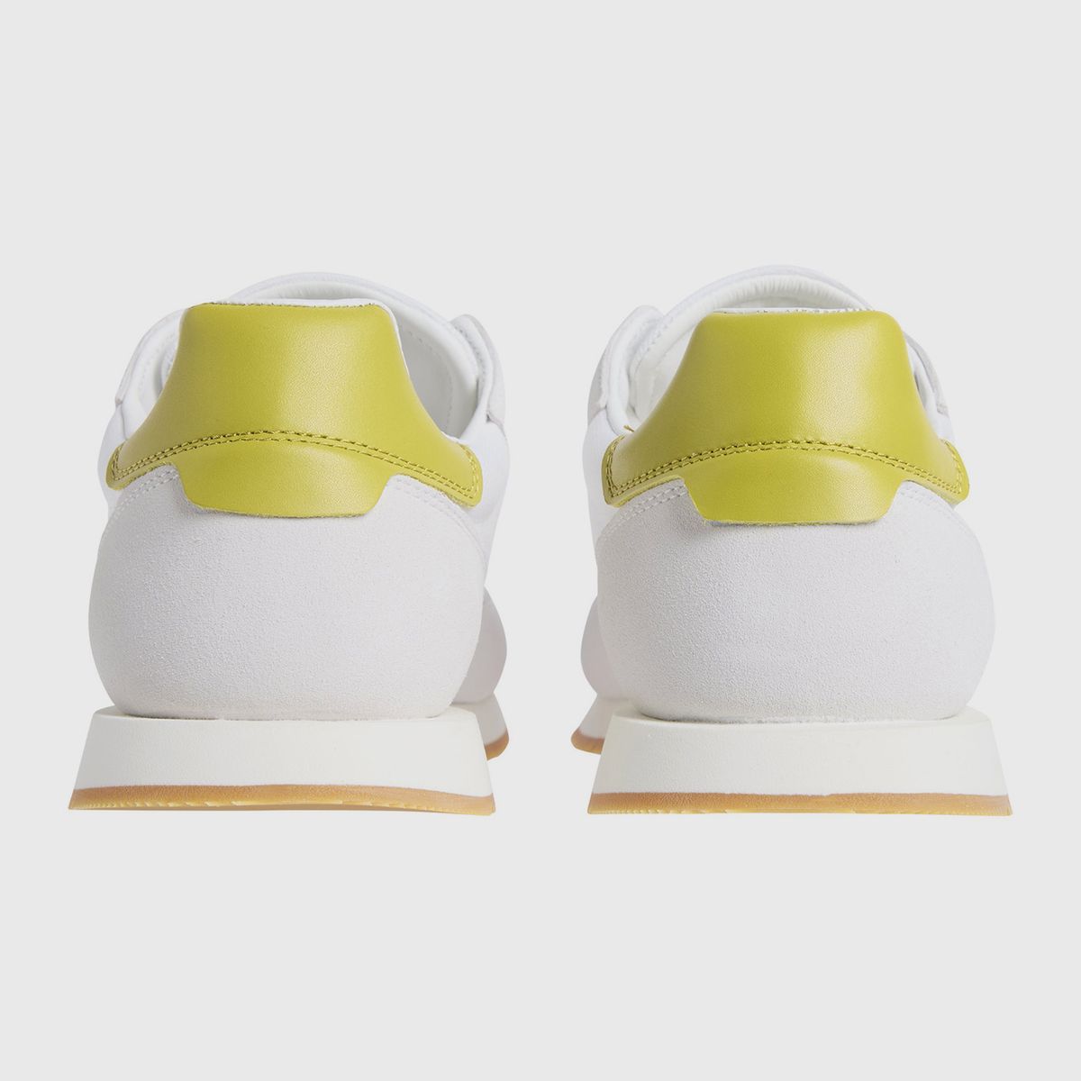 CALVIN KLEIN - Zapatillas de Ante Blanco Calvin Klein