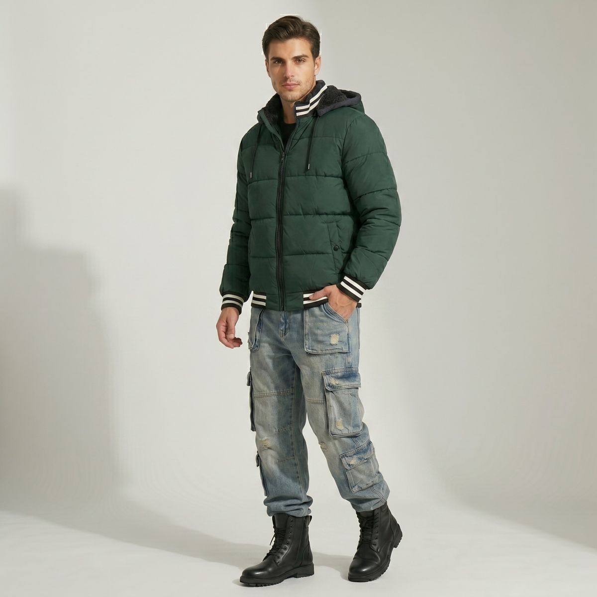 D'JOE - Chaqueta Parka Chiporro Hombre Bohemia