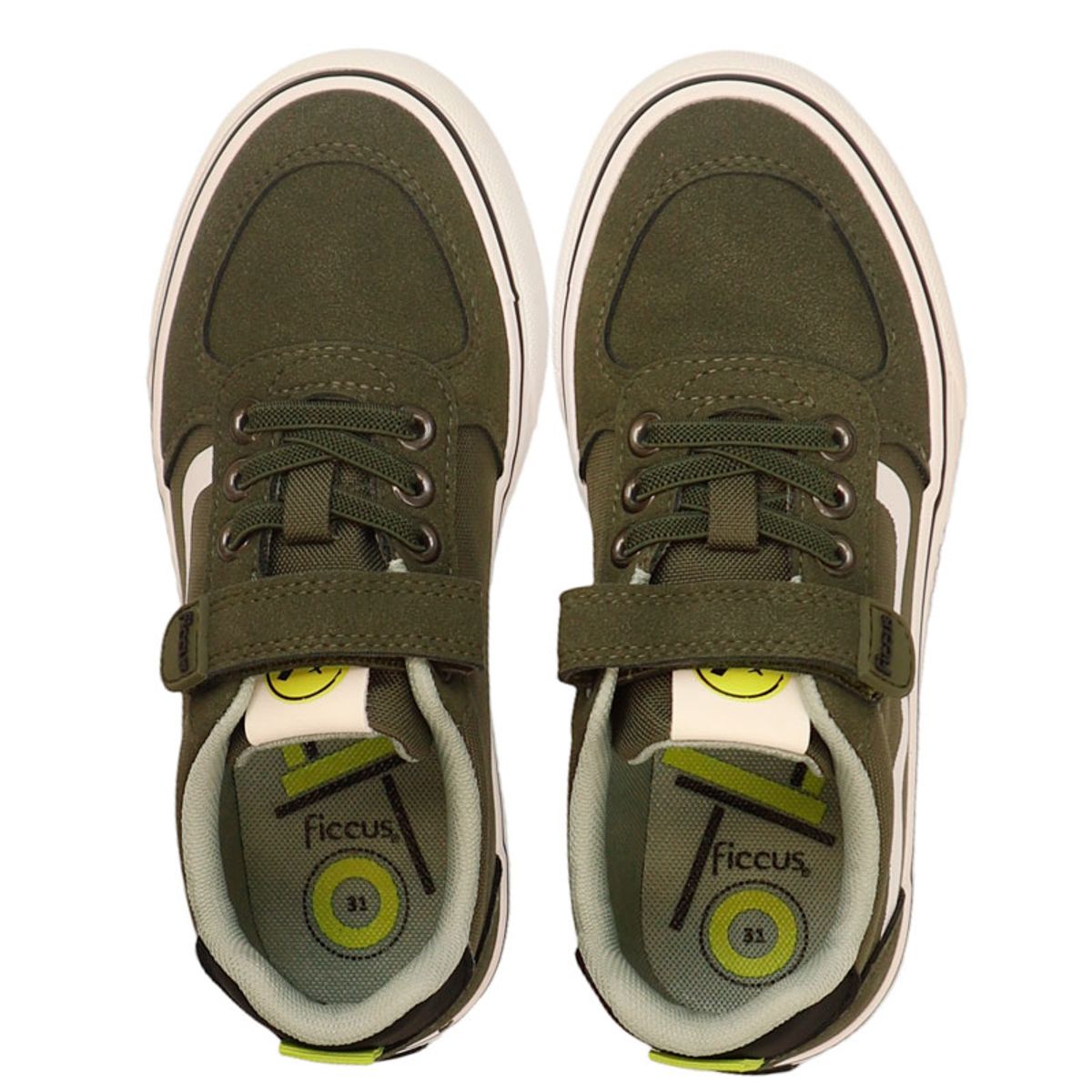 FICCUS - Zapatilla Niño Urbana 2620901 Verde Ficcus