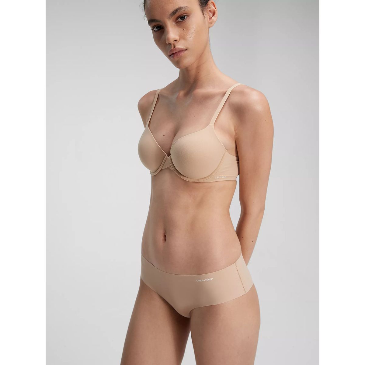 CALVIN KLEIN - Brasier Perfectly Fit Beige Calvin Klein