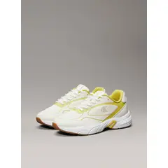 CALVIN KLEIN - Zapatillas Retro de Malla Crema