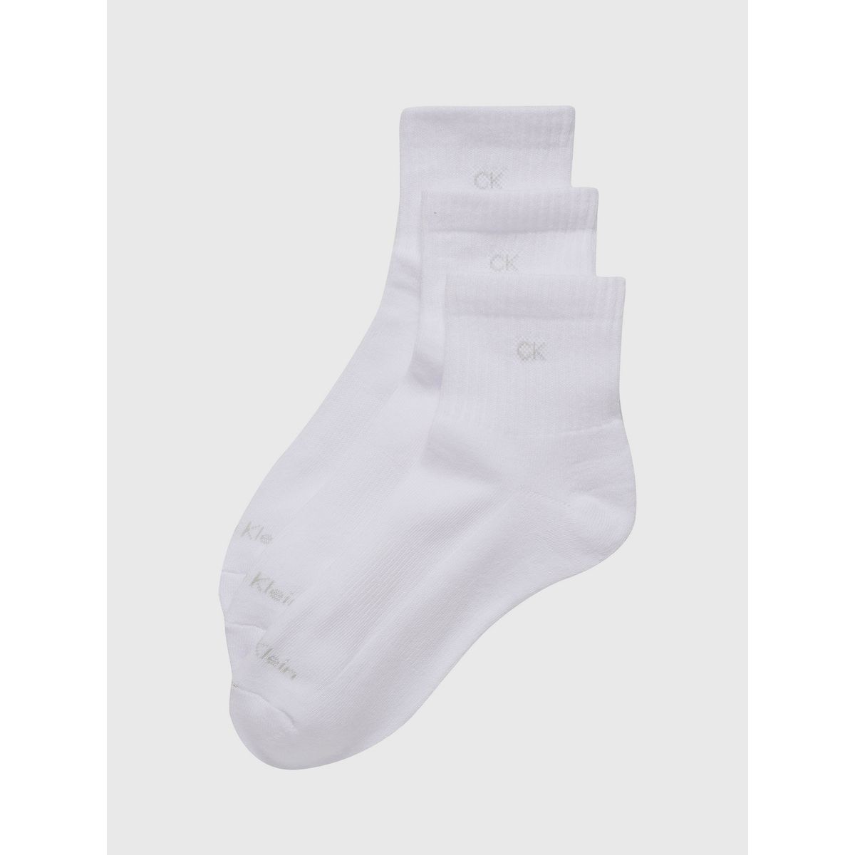 CALVIN KLEIN - Pack de 3 Calcetines Cushion Blanco Calvin Klein