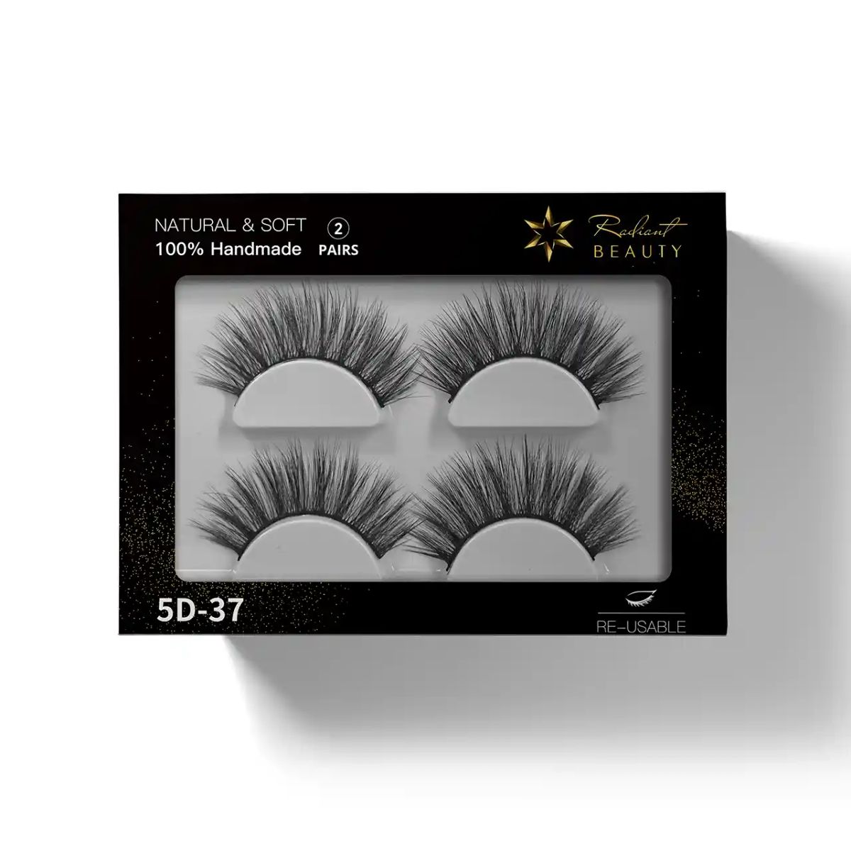 RADIANT - Radiant Beauty  Pestañas postizas naturales 5D‑37 2 pares