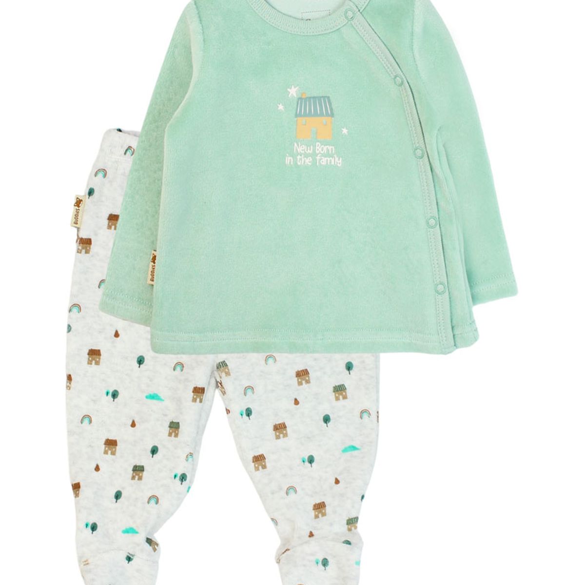 FICCUS - Conjunto Niño Buddies 2620103 Menta Claro Ficcus