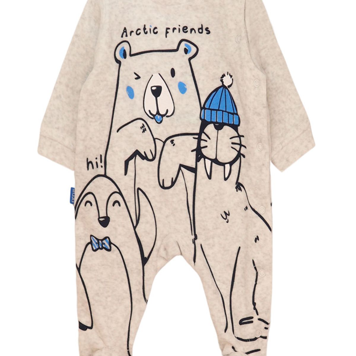 FICCUS - Osito Niño Arctic 2620113 Gris Melange Ficcus