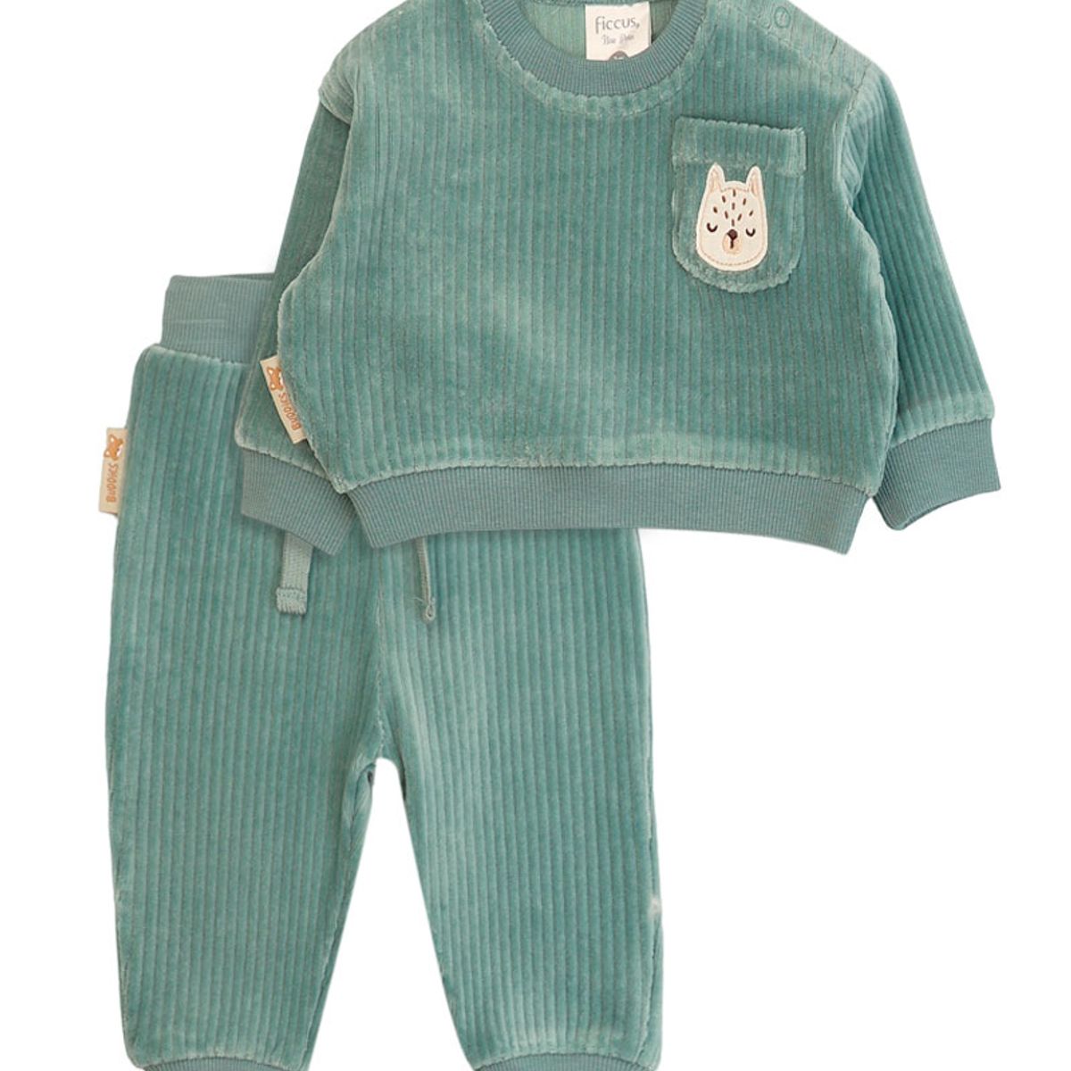 FICCUS - Conjunto Niño Buddies 2620104 Esmeralda Claro Ficcus