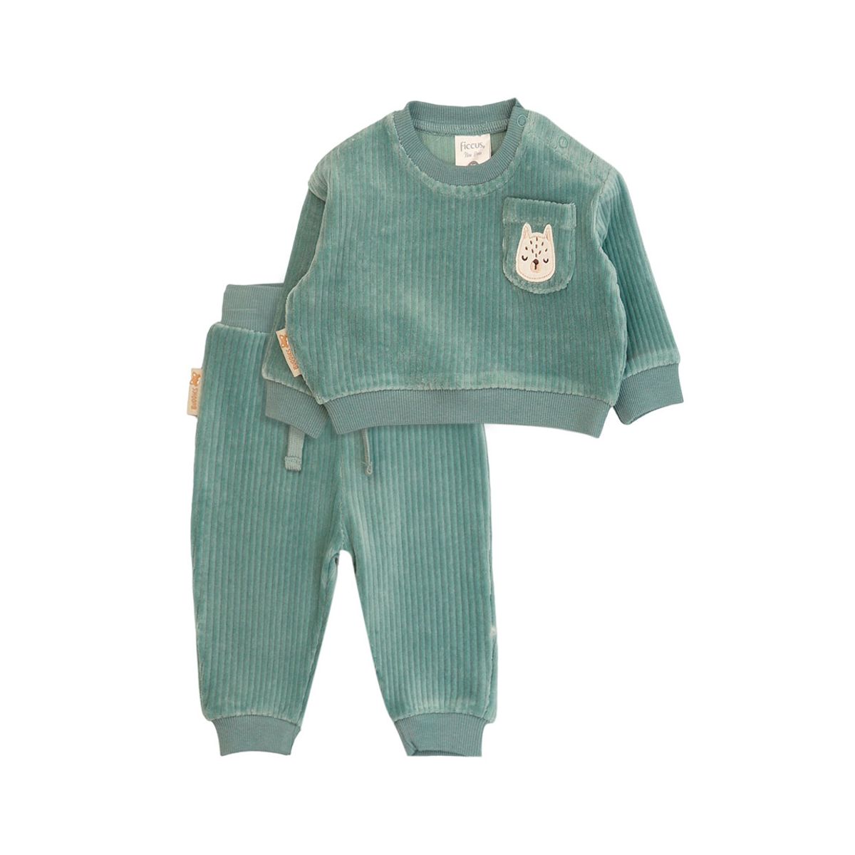 FICCUS - Conjunto Niño Buddies 2620104 Esmeralda Claro Ficcus